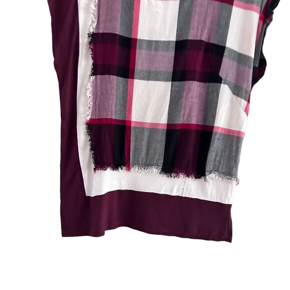 Anthropologie Postmark Womens Plaid Short Dolman Sleeve Blouse Top Size M - Picture 5 of 12